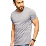 Bio Wash Charcoal Grey V Neck