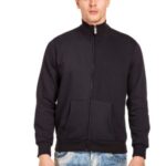 Fleece High Neck Black 330 Gsm